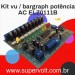 Kit vu/bargraph potência AC ELZ0111B
